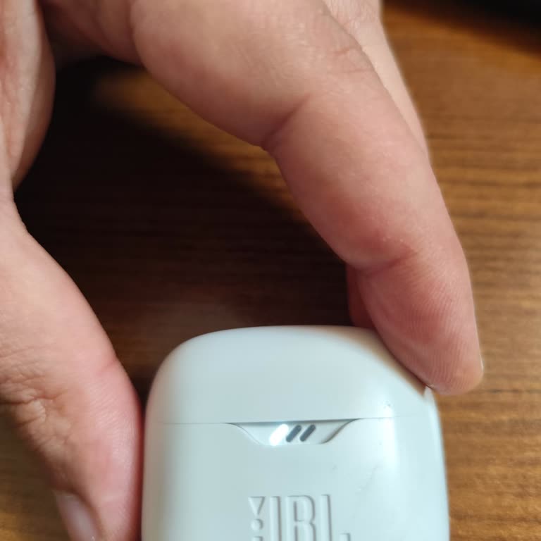 JBL Tune Flex Şarj Kutusu Sürekli %10 Gösteriyor Ve Işık Yanıp Sönüyor