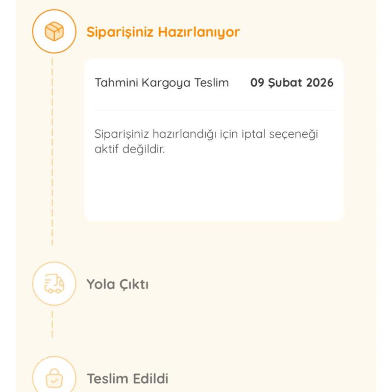 Acil Kargo Talebi 1 Numaralı Bebek Bezi Siparişimin Sürekli Gecikmesi