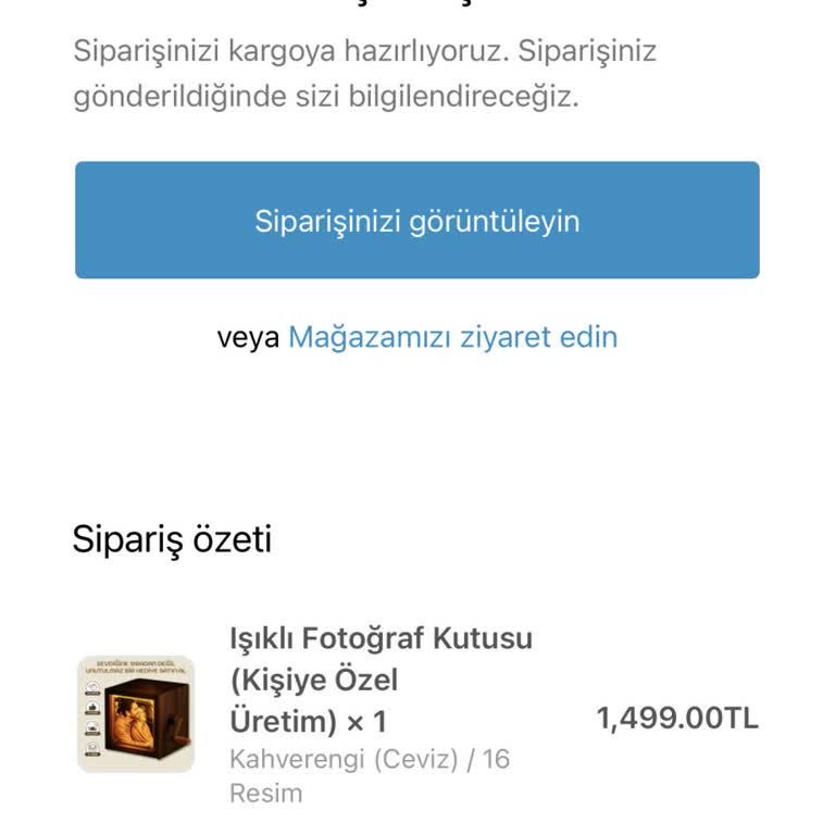 Zanurella'dan 3888 Numaralı Siparişimin Kargo Bilgisi Ve Geri Dönüş Yok