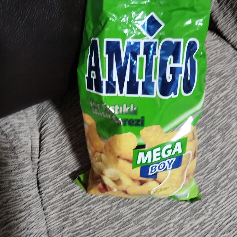 Amigo Yerfıstıklı Mega Boy Cips Aşırı Tuzlu