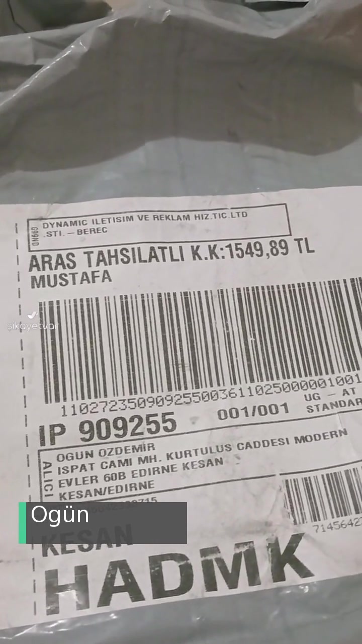 Dynamic İletişim Ve Reklam Bozuk Kalitesiz Ürün! videonun kapak resmi