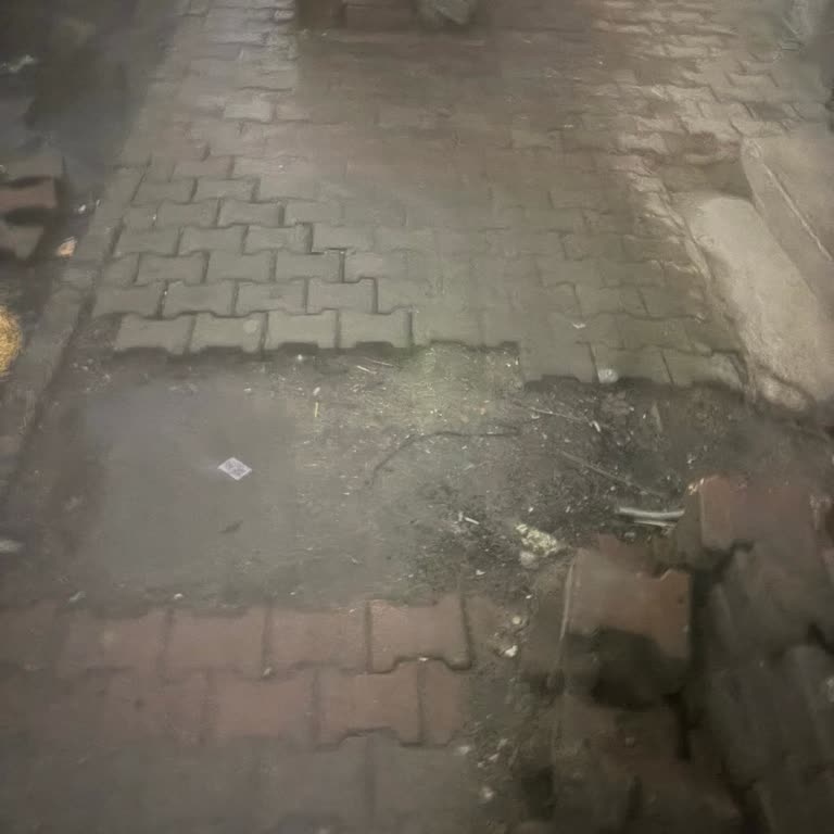 Sokak Lambaları Çalışmıyor, Kaldırım Taşları Eksik