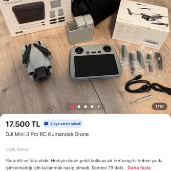 Ödenen 19.600 TL’lik DJI Mini 3 Pro Drone Teslim Edilmedi Ve İade Talebi