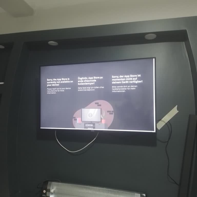 Vestel 55U9500 Televizyonda App Store Çalışmıyor