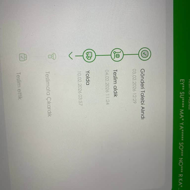10 Gün Boyunca Dağıtıma Çıktı Gösteren Kargo Teslim Edilmedi