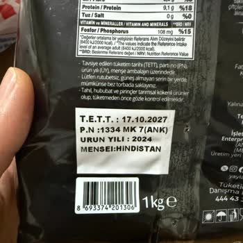 Yayla Basmati Pirincin İçinden Böcek Çıktı