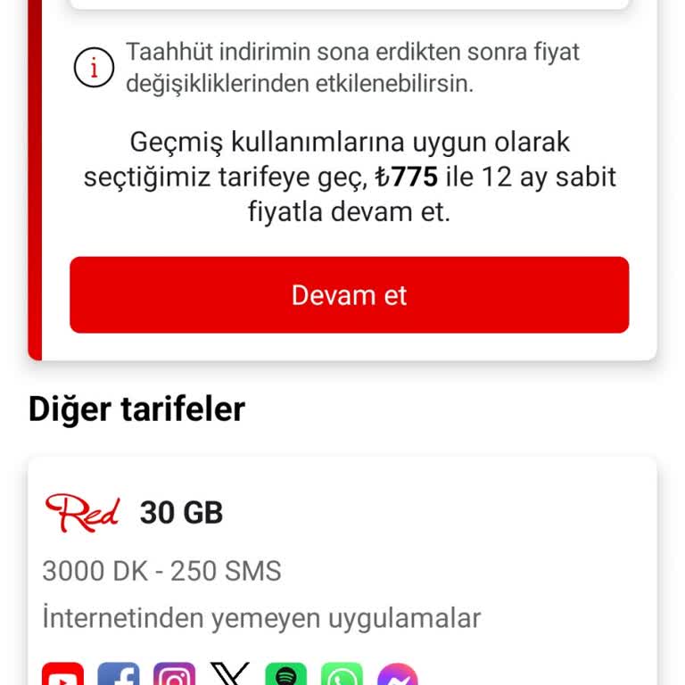 Sadık Müşteriye Özel Tarife İndirimi Sunulmadı