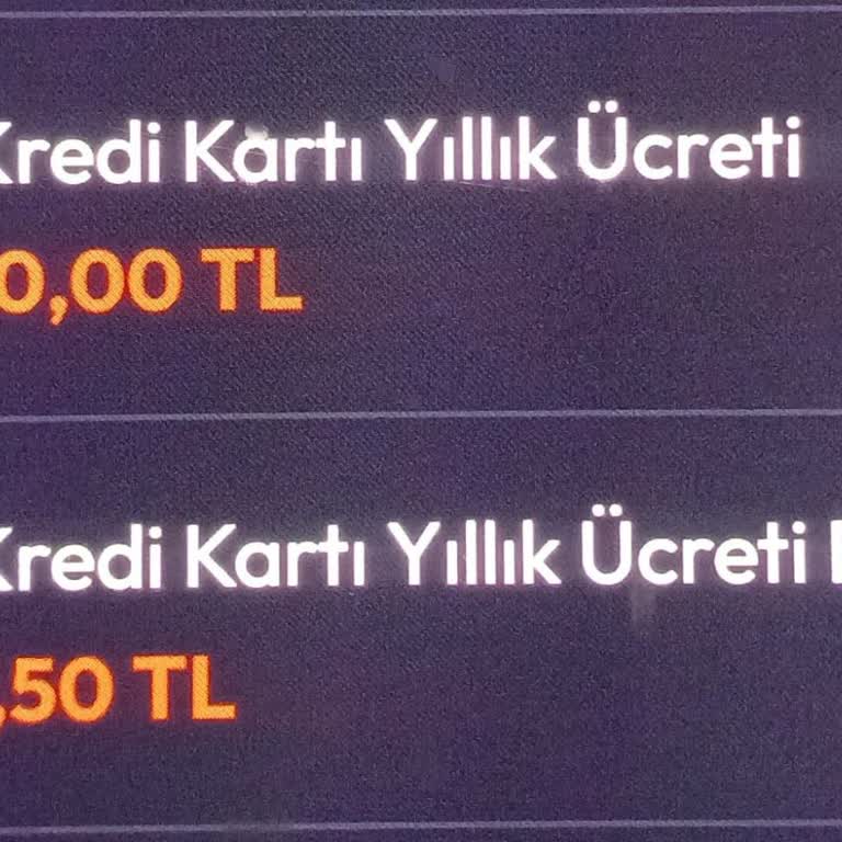 İş Bankası Kredi Kartı Üyelik Ücretinin Haksız Şart Olarak İadesi Talebi