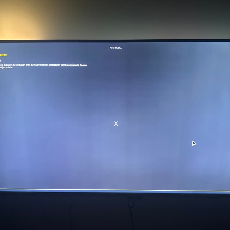Philips 50PUS8909 Modelinde Tarayıcıda Reklam Sonrası Video Hatası