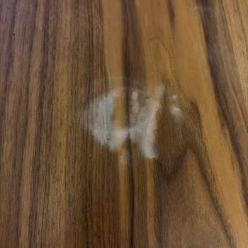 Serkan Home Koyu Kahverengi Masada Beyaz Lekeler Ve Renk Bozulması