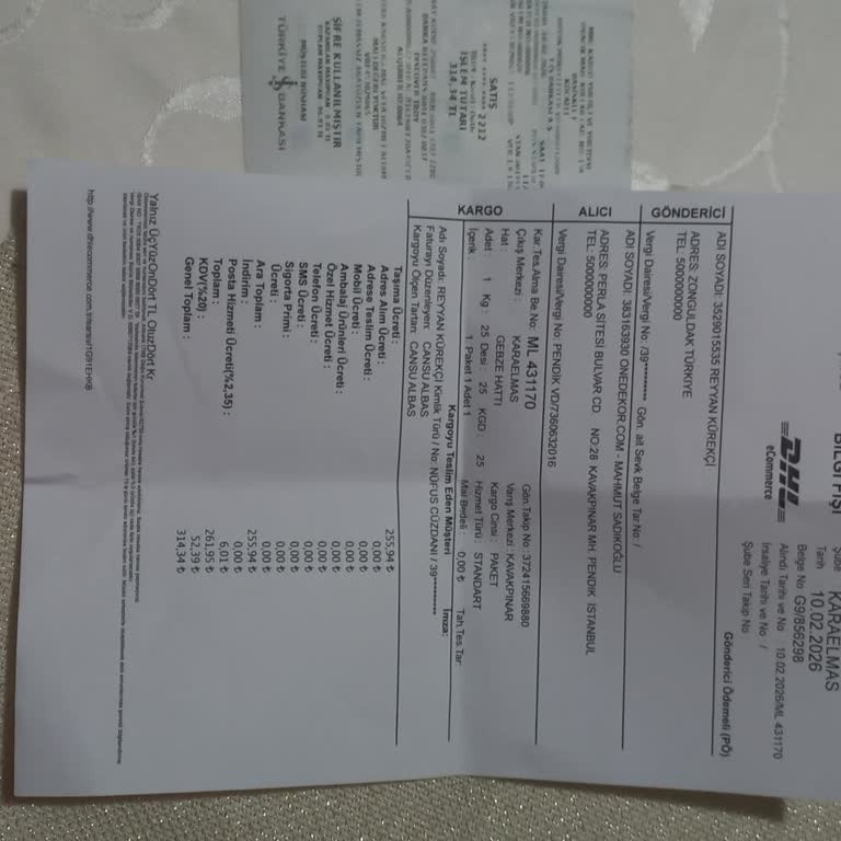 Onedekor İade Kargo Ücretini Satıcı Ödemeli Olarak Kabul Etmeli