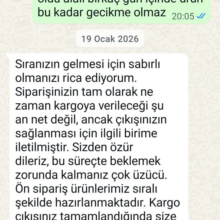 Organic Scarfs Siparişimde Sorun Yaşadım!