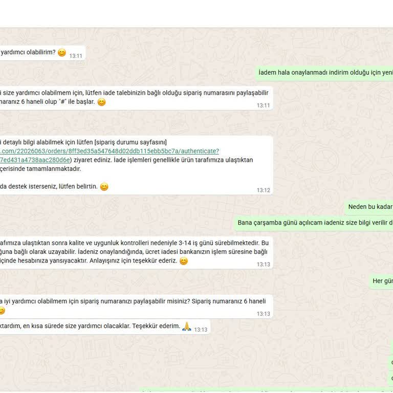 İade Ücretinin Ödenmemesi Ve Müşteri Hizmetlerine Ulaşılamaması