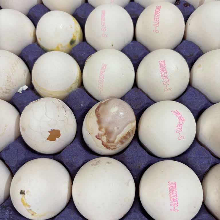 Lele Yumurta Küflenmiş Ve Morarmış