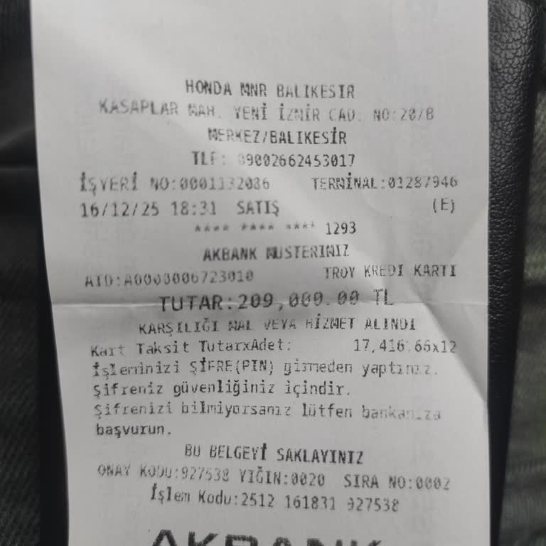 Ödenen Gri Honda PCX 55 Gün Sonra Da Gelmedi