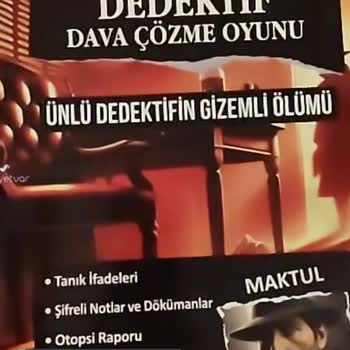 Dedecto Dedektif Dava Çözme Oyunu