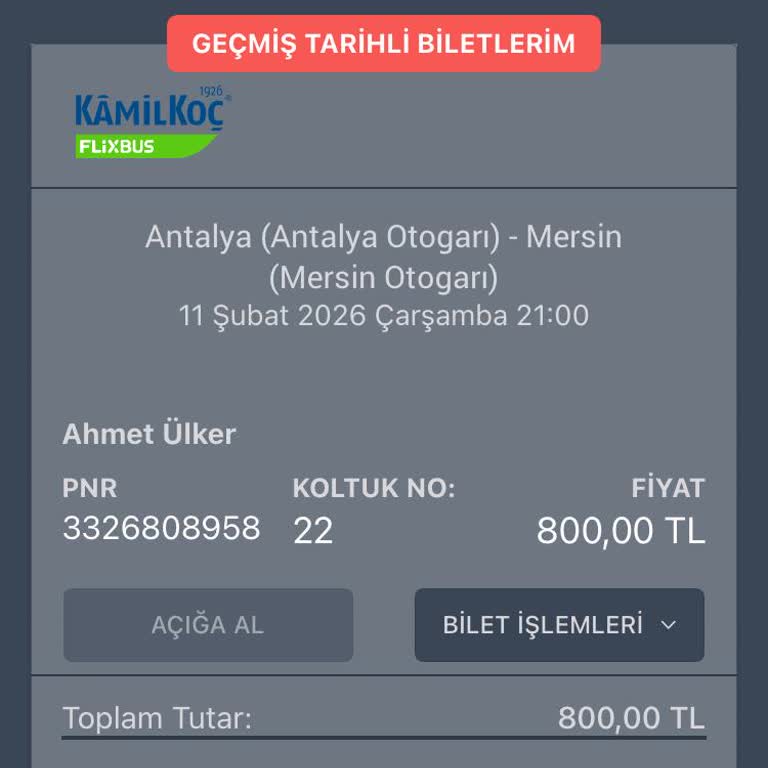 Obilet’te Yanıltıcı Koltuk Gösterimi Yolcuları Rahatsız Ediyor