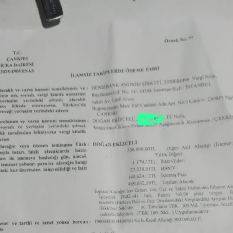 Vadesi Gelmemiş Kredime Haksız İcra Takibi Başlatıldı