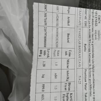 Çupra Siparişi Gecikmesi Ve Yanlış Ürün Fiyatıyla Bozulmuş Levrek Teslimatı