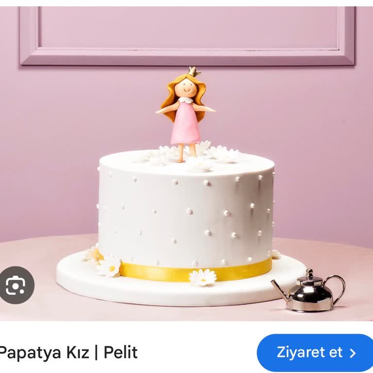 Pelit Pastanesi Papatya Kız Pastasında Görsel Ve Tasarım Uyuşmazlığı