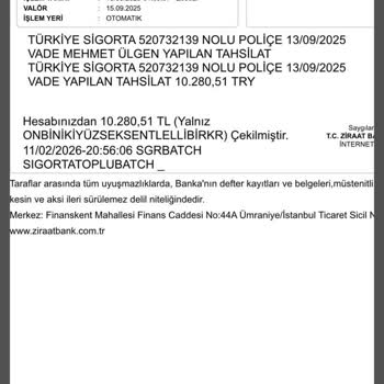 Ziraat Bankası'nın Zorunlu Olmayan Sigortaları Zorla Satması Ve Ücret İadesi Talebi