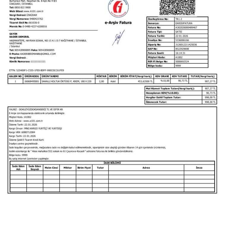 A101 Ekstra Uygulamasında 499 TL'lik İade Hâlâ Bekliyor