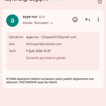 Noircase.Shop Siparişimin Gönderilmemesi Ve İade Talebime Cevap Almama