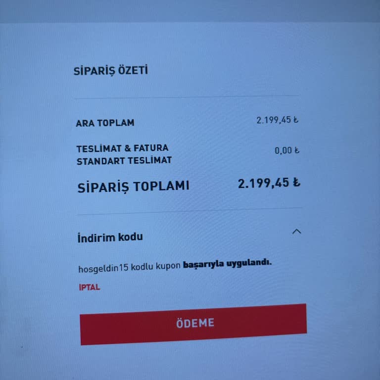 Puma Üyelik İndirimi Uygulanmadı