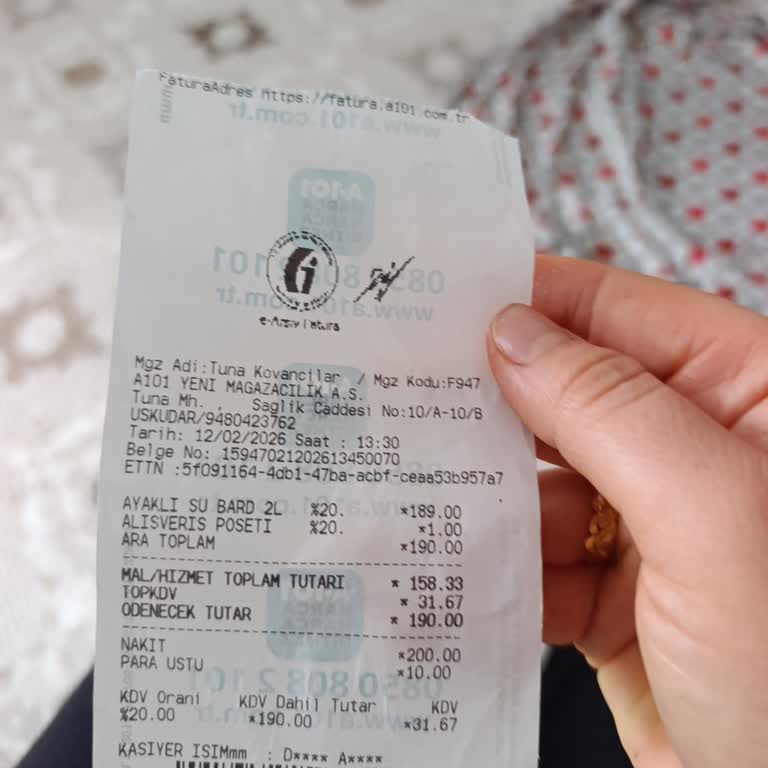 A101 Şubesinde Düşen Ürün Üzerinden Zorla Haksız 190 TL Tahsilatı