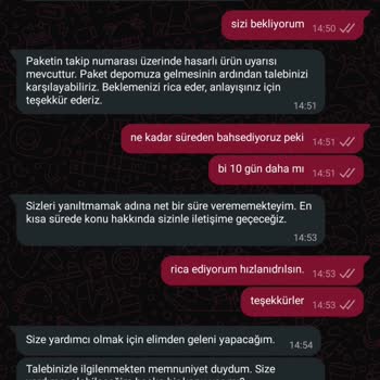 Zara Online Parfüm Siparişim Teslim Edilmedi, Müşteri Hizmetleri Çelişkili Bilgi Verdi