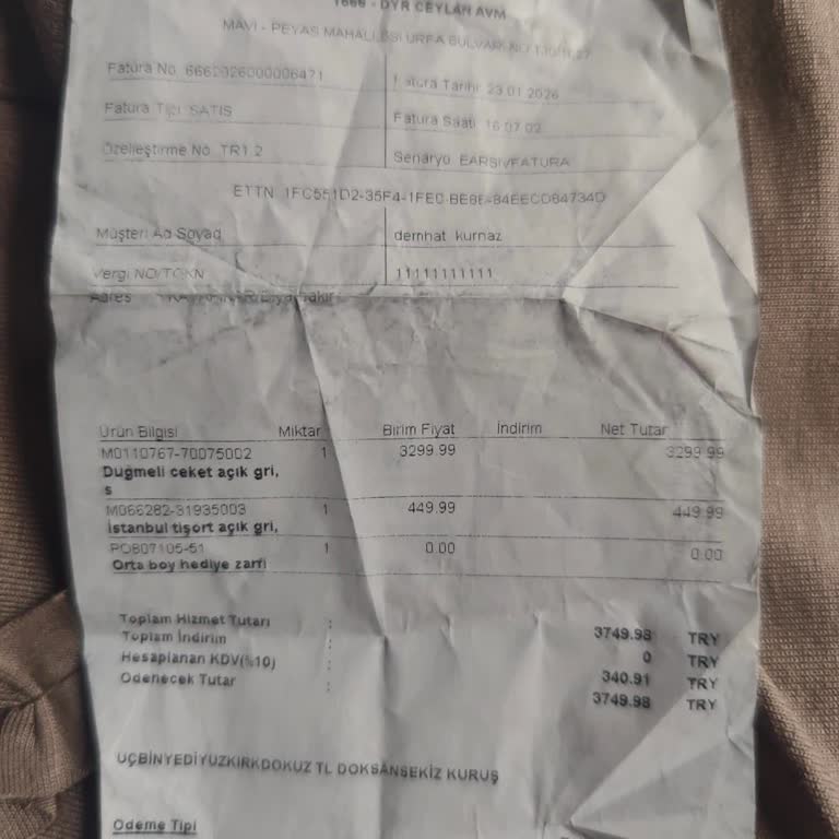 Mavi 2 Günlük Kullanımda Hırka Tüylendi, Kalite Sorunu Ve İade Talebi