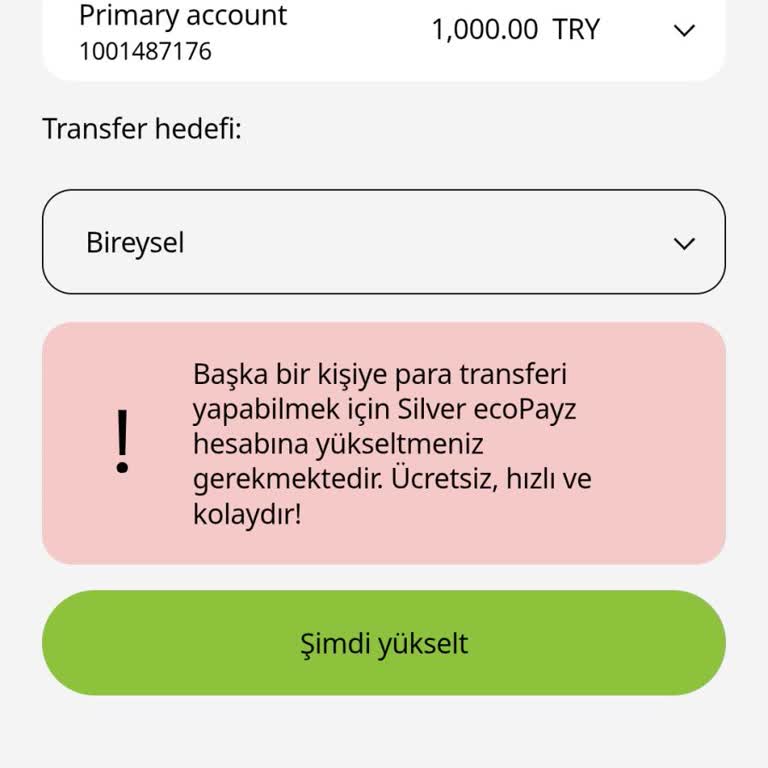 EcoPayz Seviye Yükseltmesi Beklemede Ve 1.000 TL Çekemiyorum