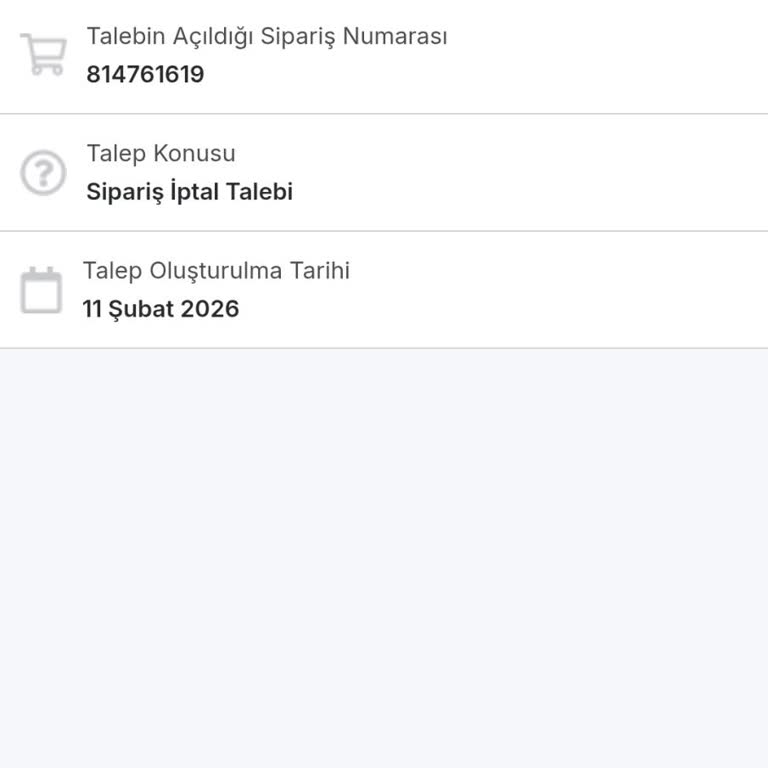 Sipariş İptali Ve İade Sürecindeki Uzun Gecikme Ve Çözüm Bulunamaması
