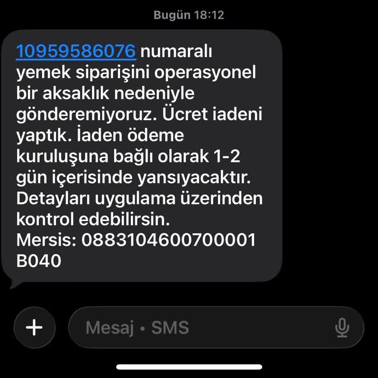 Açıklama Yapılmadan Sipariş İptali Misafirler Önünde Mağduriyet