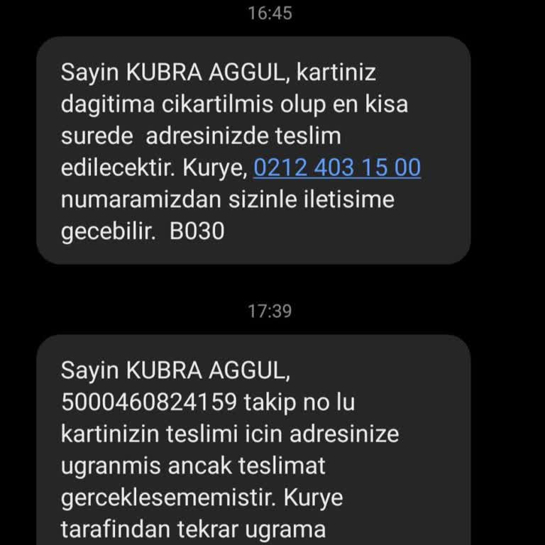 AGT Kurye’nin Kart Tesliminde Aşırı Gecikme Ve İhmalkârlık