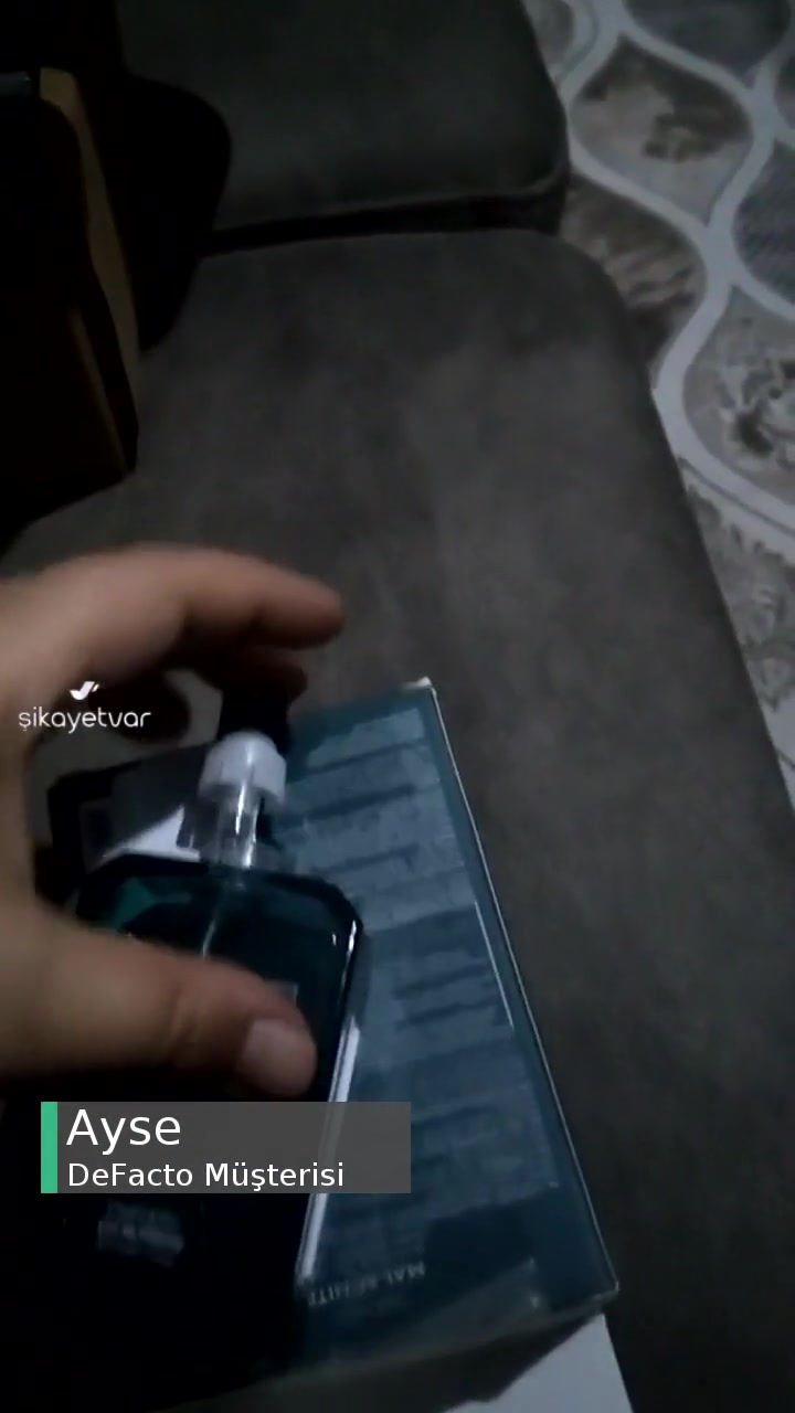 DeFacto Sizden Aldığım Parfüm Kırık Ve İçi Boş Çıktı! videonun kapak resmi