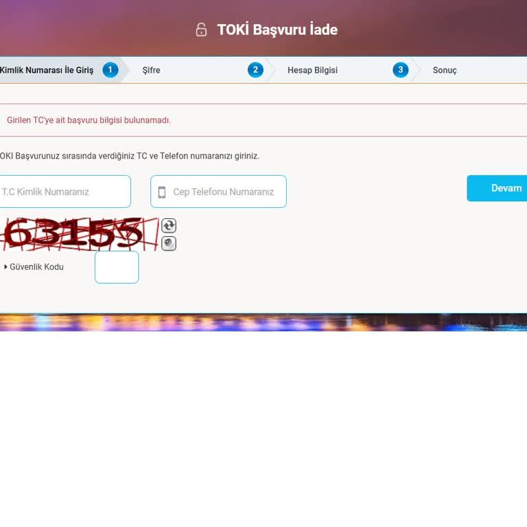 Halkbank İnternet Sitesinde TOKİ Başvuru Ücreti İadesi Alınamıyor