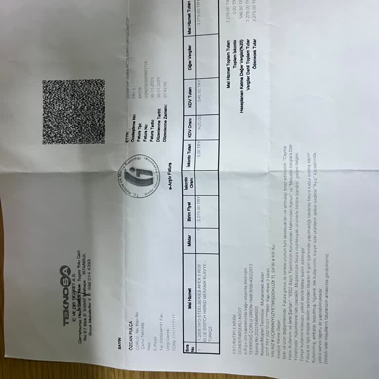 W Tuşu Arızası İçin Değişim Sonrası Apex 5 Klavye Garantisi Red Edildi