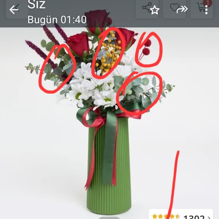 Sipariş Edilen Çiçek Aranjmanı Görseldekilerle Uyuşmuyor Ve Eksik