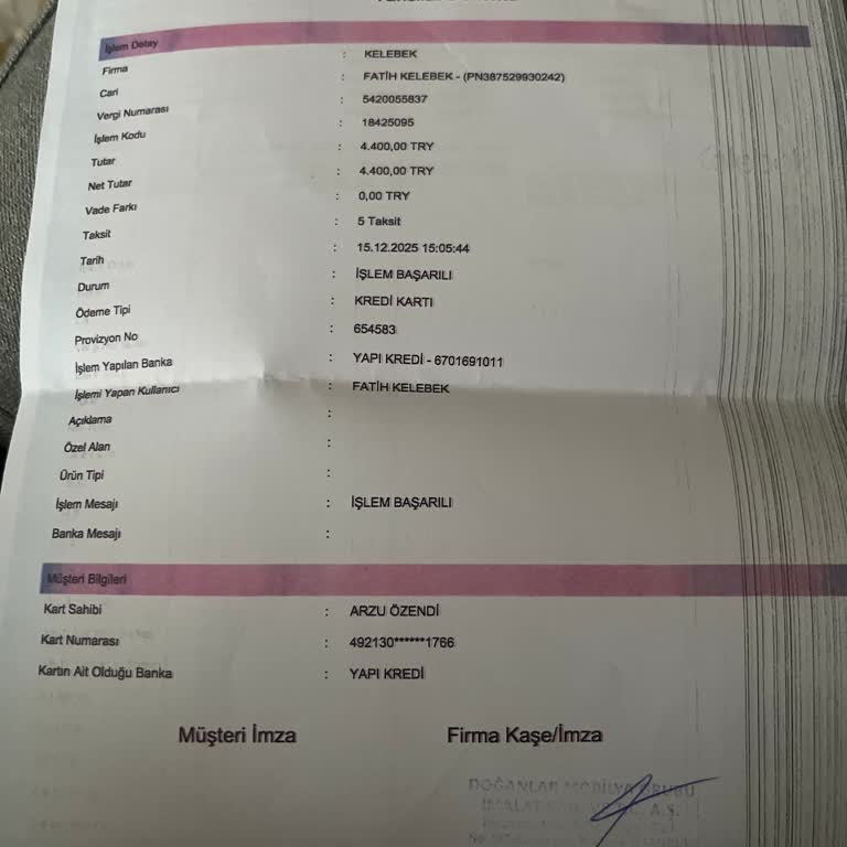 Kelebek Mobilya Halı Teslimindeki Gecikme Ve İletişim Eksikliği