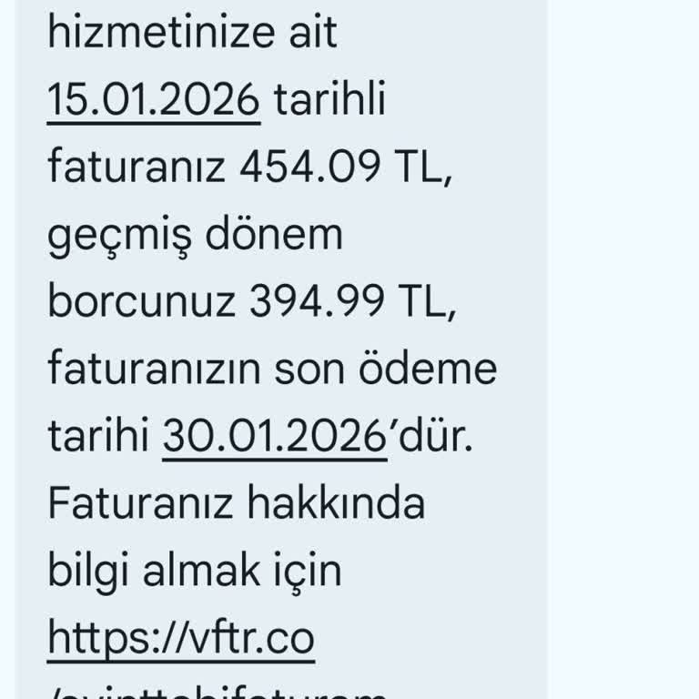 Vodafone Şubesindeki İptal İşlemi Hatası Nedeniyle Kullanılmayan Hatlar İçin Yanlış Fatura Kesilmesi