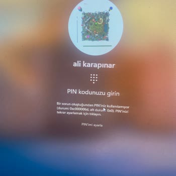 MSI Dizüstü Bilgisayarımda Pin Kodu Tanınmıyor