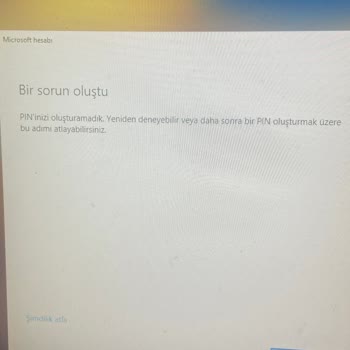MSI Dizüstü Bilgisayarımda Pin Kodu Tanınmıyor