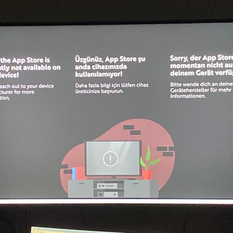 Vestel 55U9500 TV'de Uygulama Mağazası Erişim Sorunu