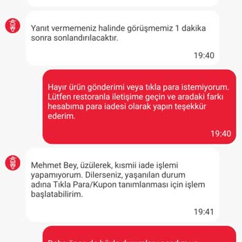 Patates Boyutunda Hata, Ödenen Farkın Doğrudan Hesaba İadesi Gerekiyor