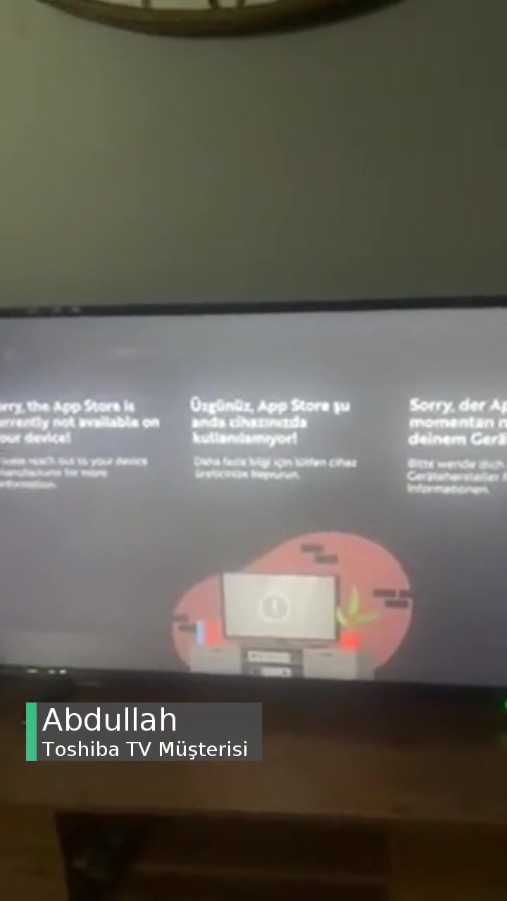 Toshiba TV App Store Girememe Sorunu videonun kapak resmi