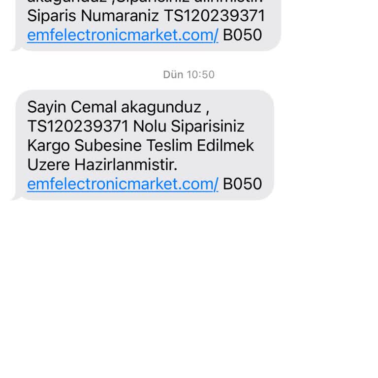 Aynı Gün Kargo Sözünün Yerine Getirilmemesi Ve Sipariş Gecikmesi