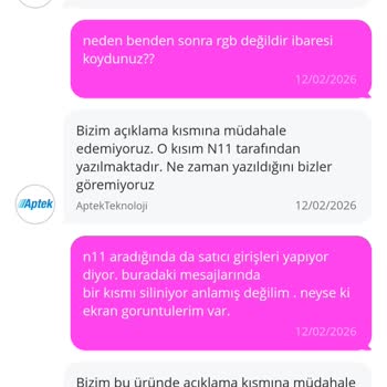 İlan Görselindeki Yanıltıcı RGB Klavye Bilgisi Ve Sorumluluk Reddi