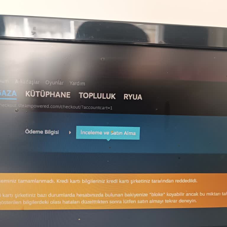 Papara Fiziksel Kartım Steam Alışverişinde Bloke, Müşteri Hizmetinden Yardım Alamıyorum