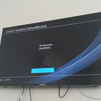 Güncelleme Sonrası Sü-42118-6 Hata Kodu İle PS4 Bağlantı Sorunu Ve Çözüm Talebi